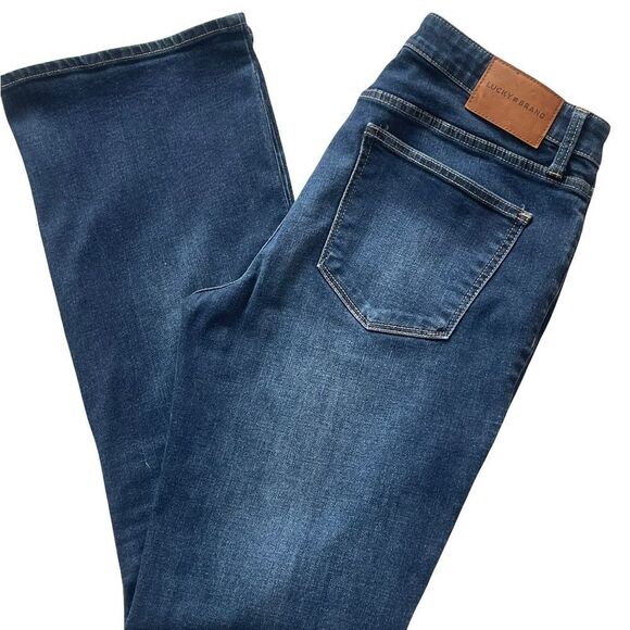 Classic Dark Blue Boot Cut Jeans - Picture 5 of 11